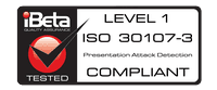 ISO/IEC 30107‑3 Level 1 certification badge